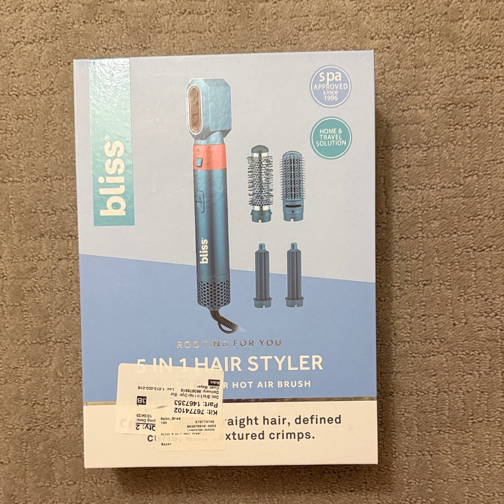 Bliss Spa-Approved Blue Hair Styler Set